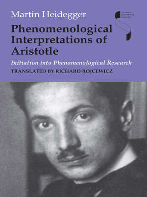 cover image of Phenomenological Interpretations of Aristotle